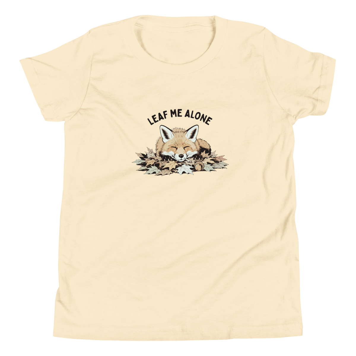 Leaf Me Alone (Fox) Youth T-Shirt