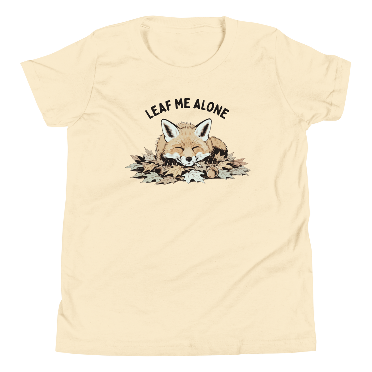 Leaf Me Alone (Fox) Youth T-Shirt