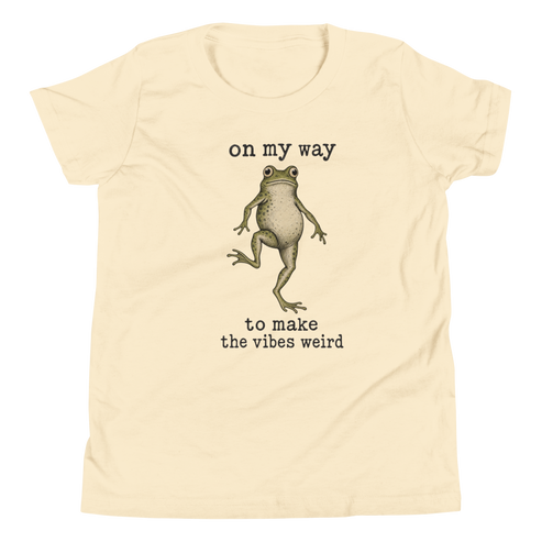 On My Way to Make the Vibes Weird Youth T-Shirt