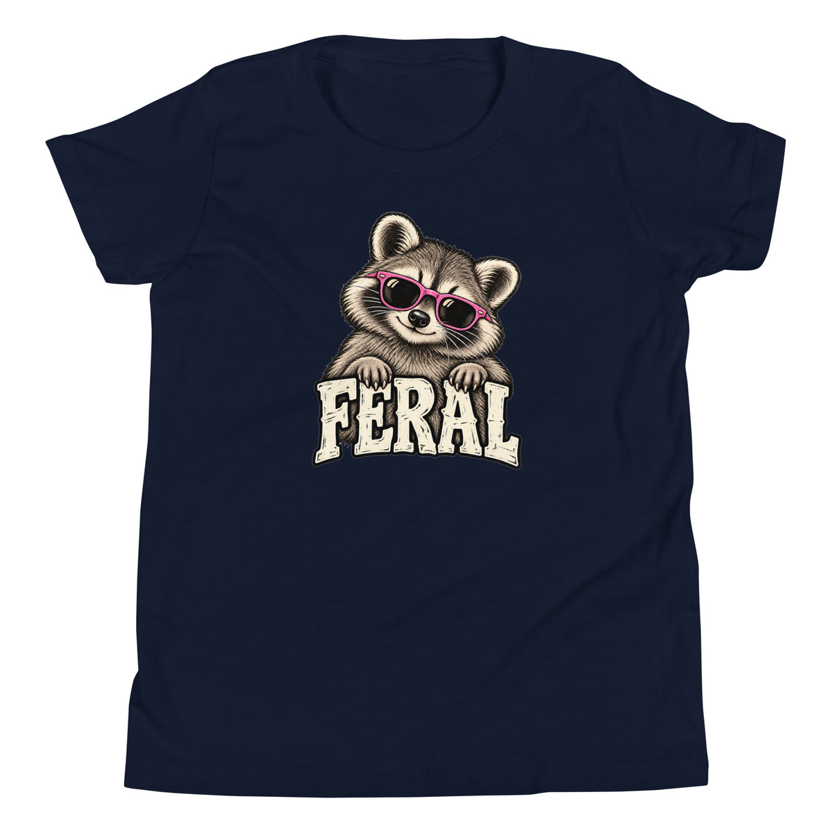 Feral Raccoon Youth T-Shirt