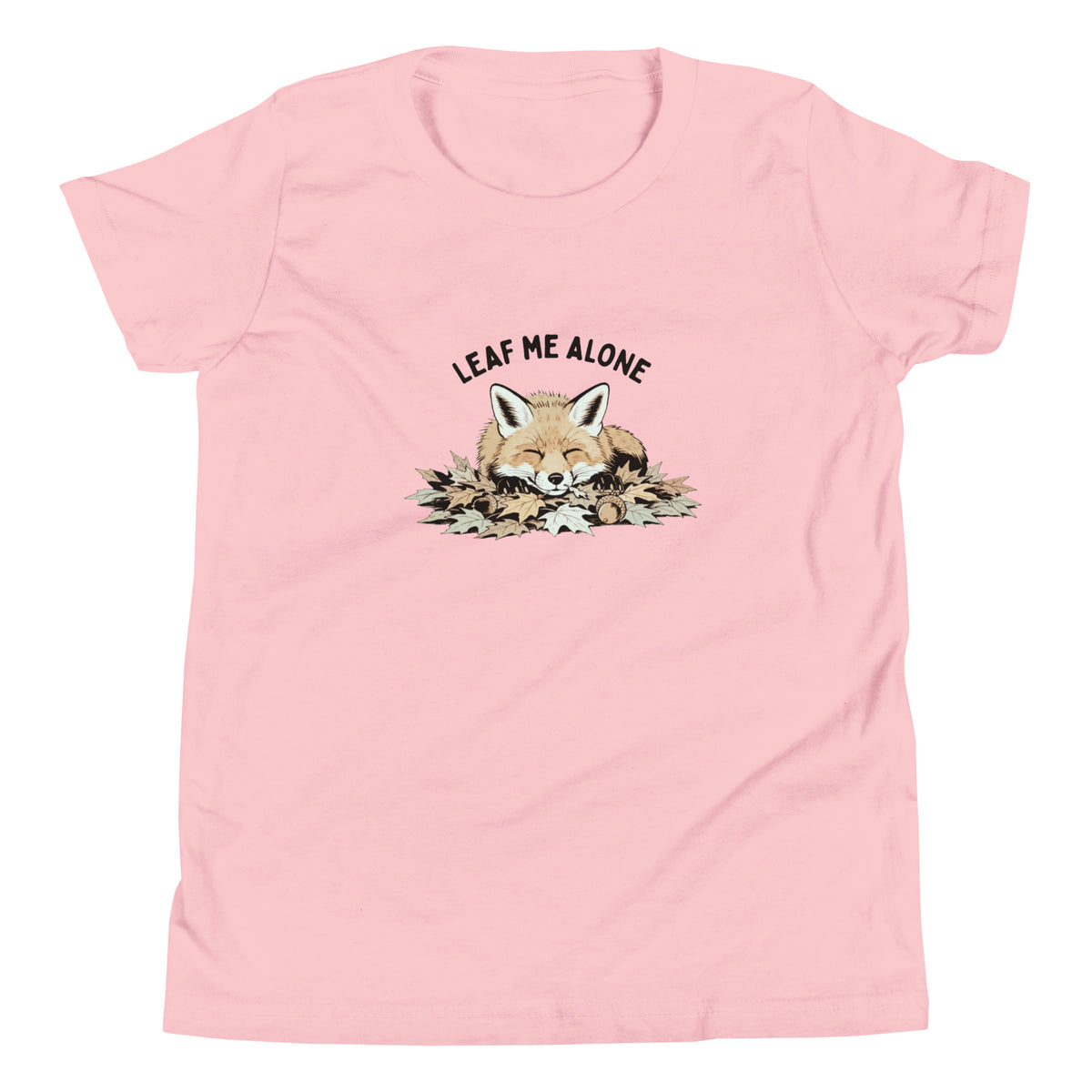 Leaf Me Alone (Fox) Youth T-Shirt