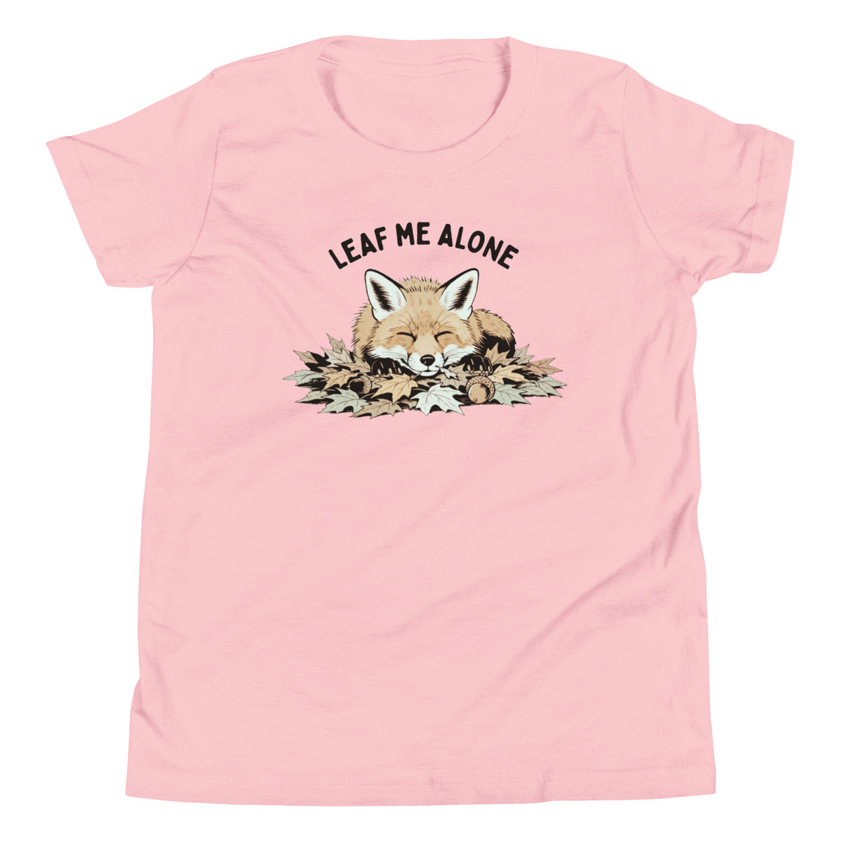 Leaf Me Alone (Fox) Youth T-Shirt