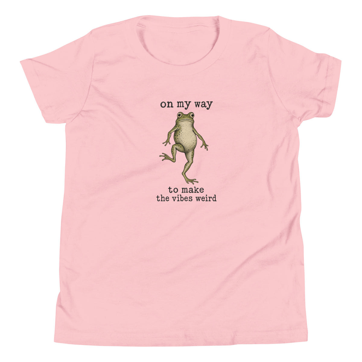 On My Way to Make the Vibes Weird Youth T-Shirt