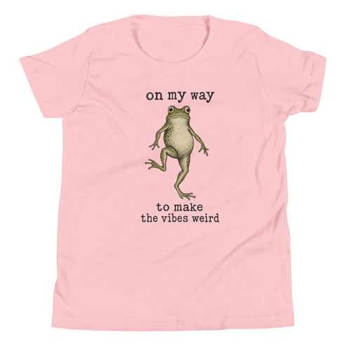 On My Way to Make the Vibes Weird Youth T-Shirt