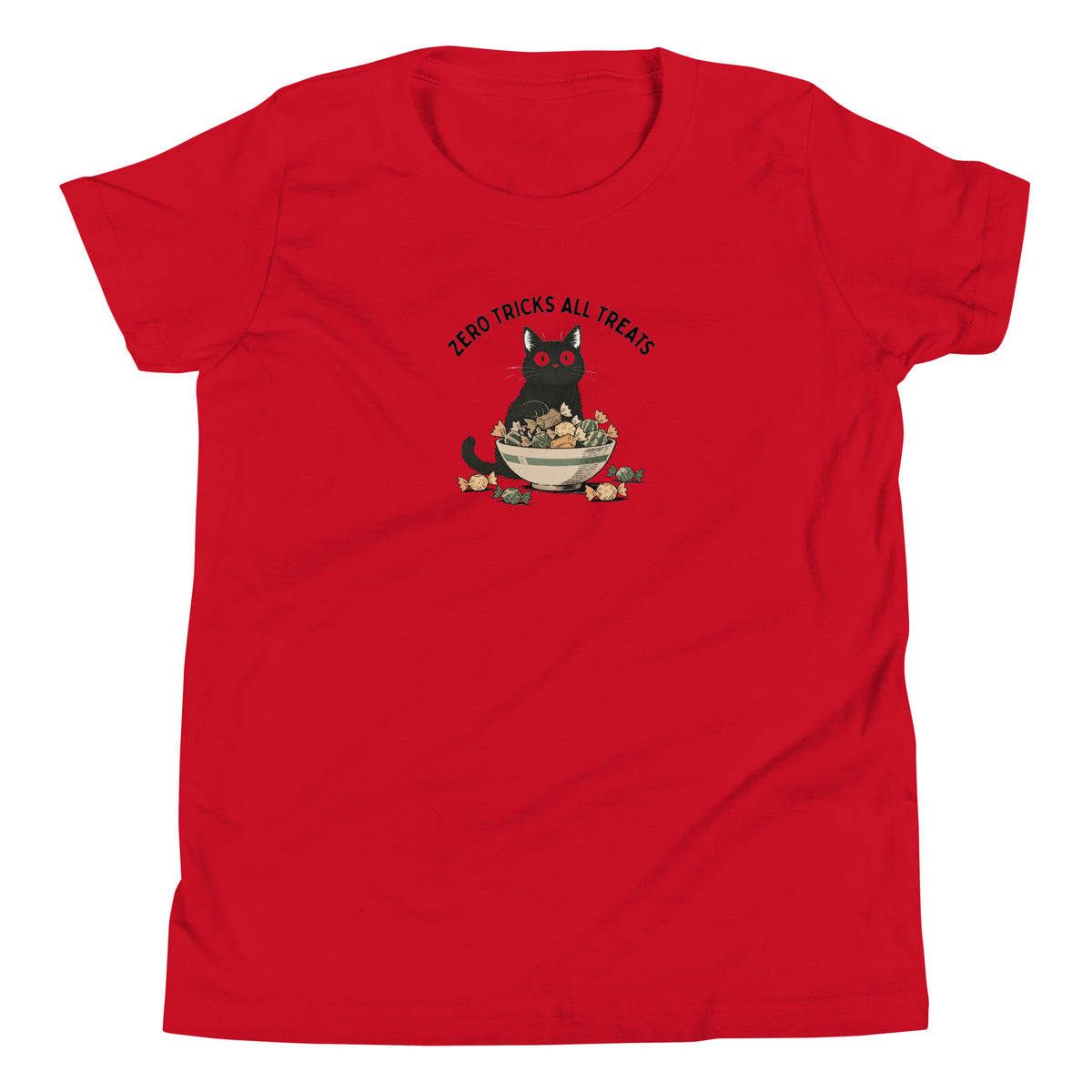 Zero Tricks All Treats Youth T-Shirt