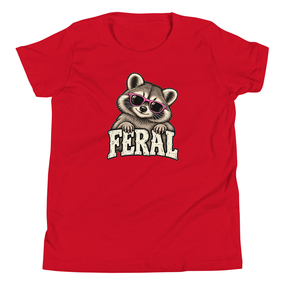 Feral Raccoon Youth T-Shirt