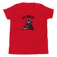 Boo Berry Youth T-Shirt in Red, front