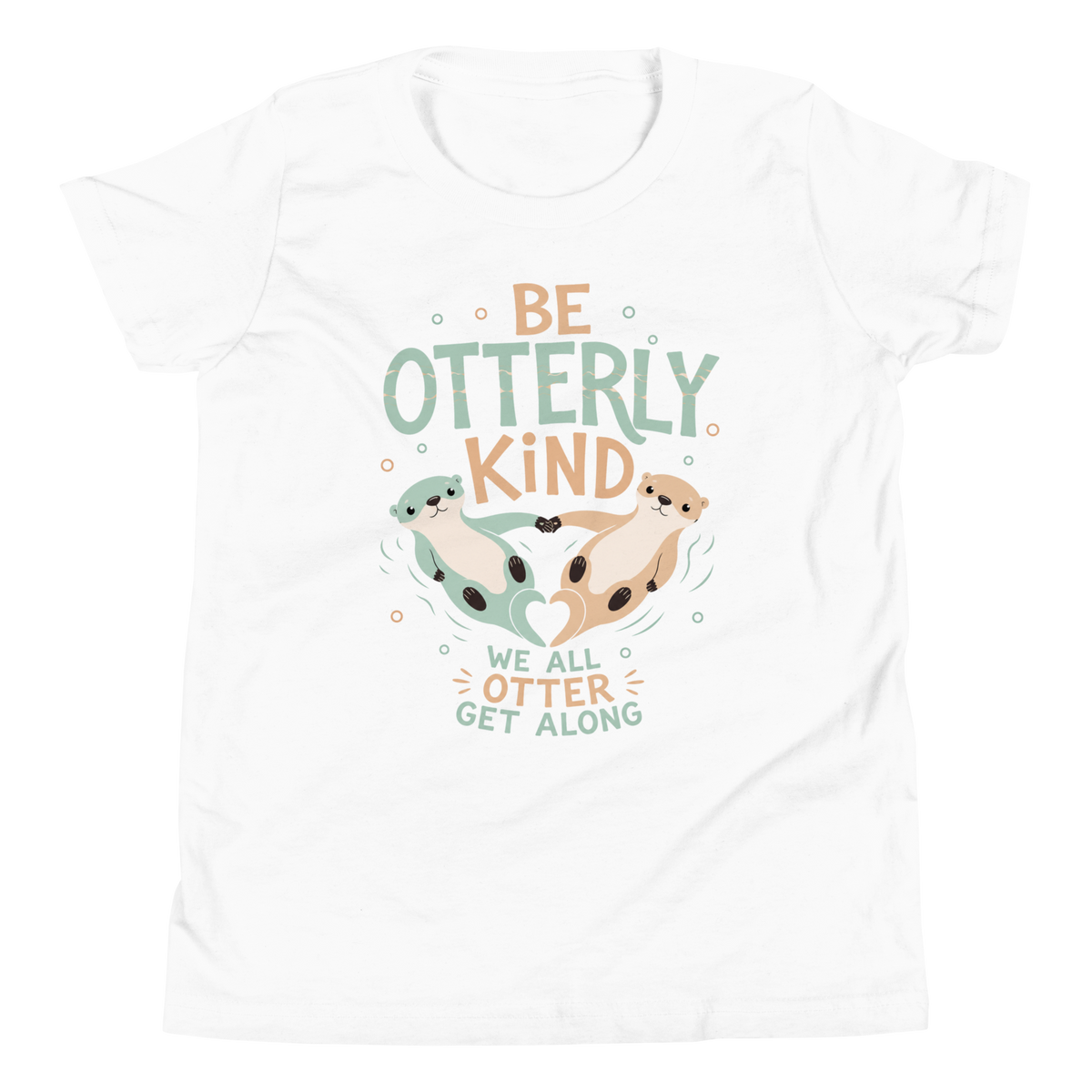 Be Otterly Kind Youth T-Shirt - White