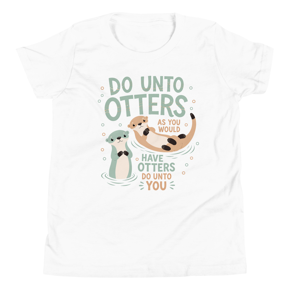 Do Unto Otters Youth T-Shirt - White
