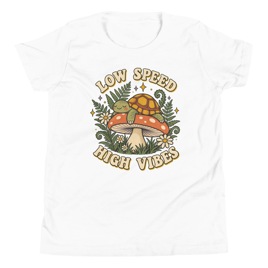Low Speed High Vibes Youth T-Shirt - White