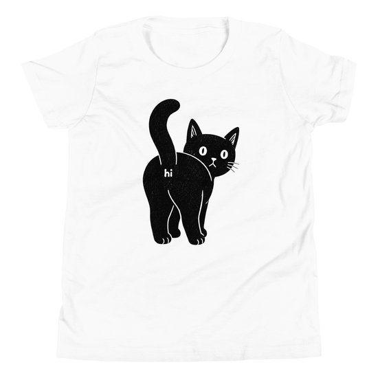 Sh!tty Kitty Youth T-Shirt - White