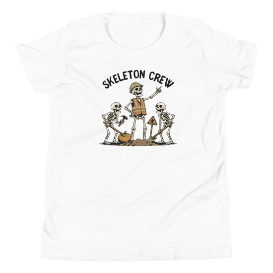 Skeleton Crew Youth T-Shirt - White