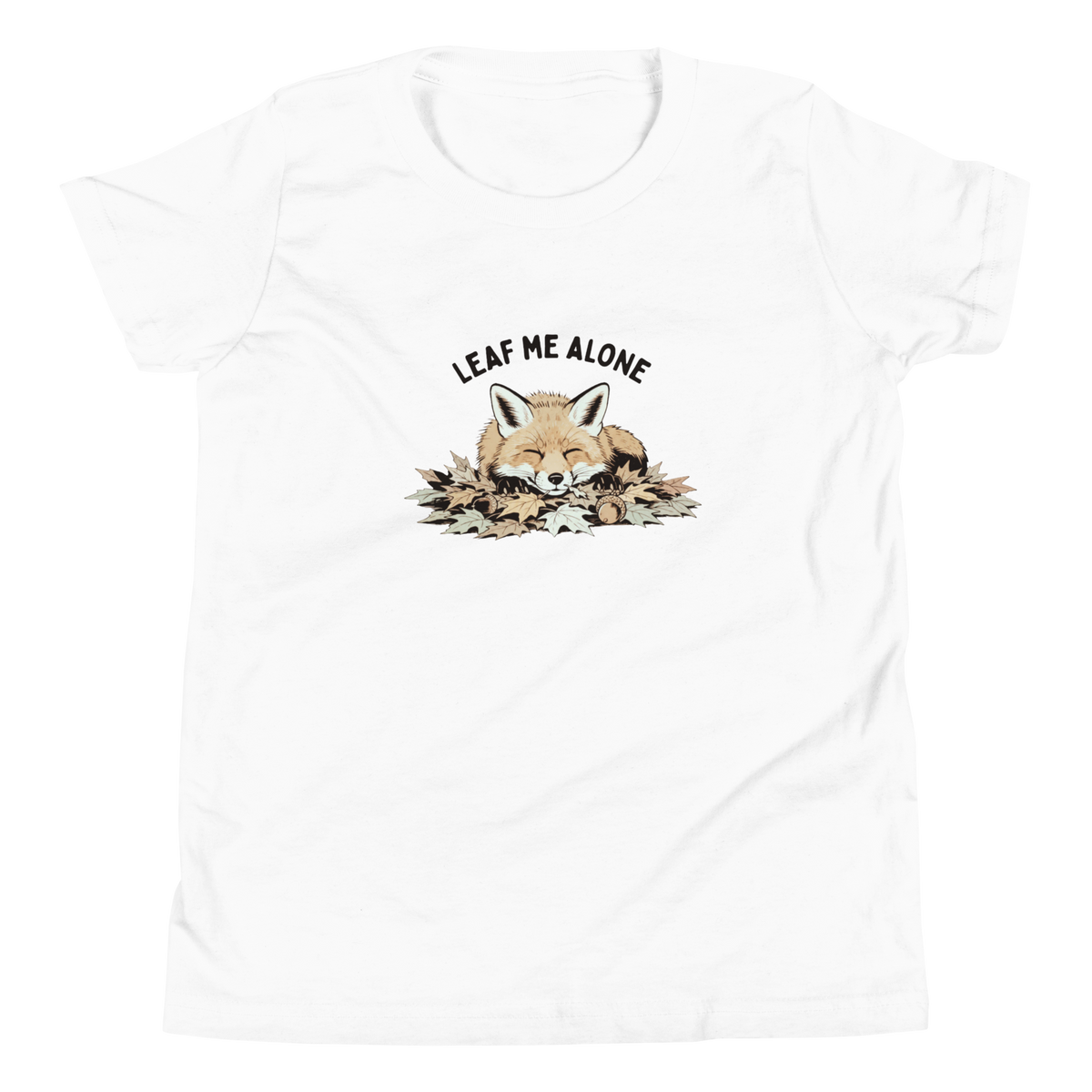 Leaf Me Alone (Fox) Youth T-Shirt