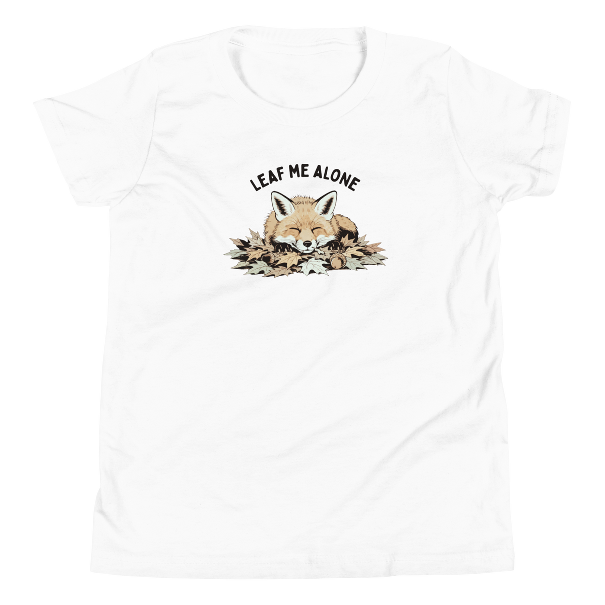 Leaf Me Alone (Fox) Youth T-Shirt