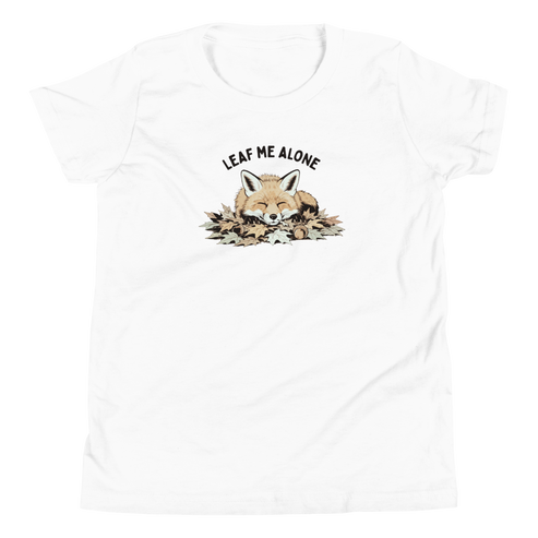 Leaf Me Alone (Fox) Youth T-Shirt