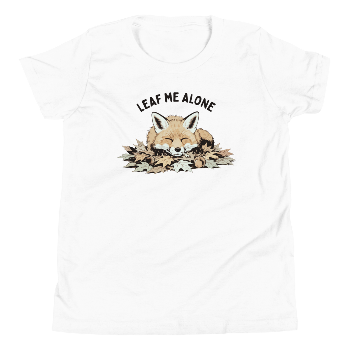 Leaf Me Alone (Fox) Youth T-Shirt