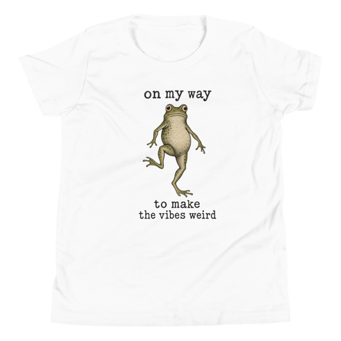 On My Way to Make the Vibes Weird Youth T-Shirt