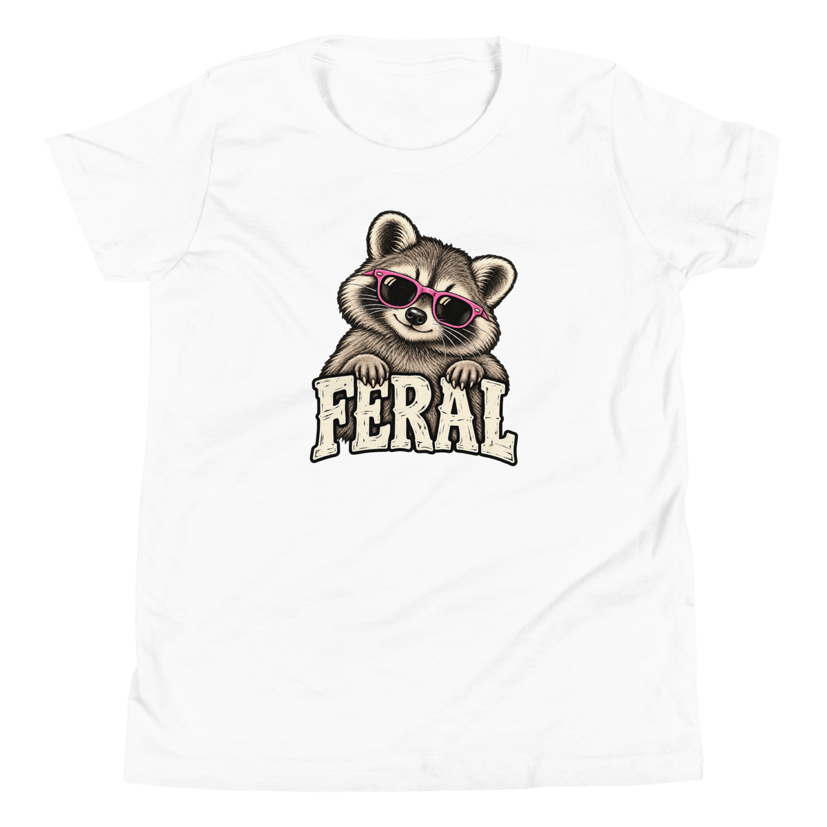 Feral Raccoon Youth T-Shirt